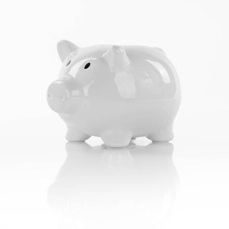 Skarbonka świnka ceramiczna, 18 x 15 x 13 cm