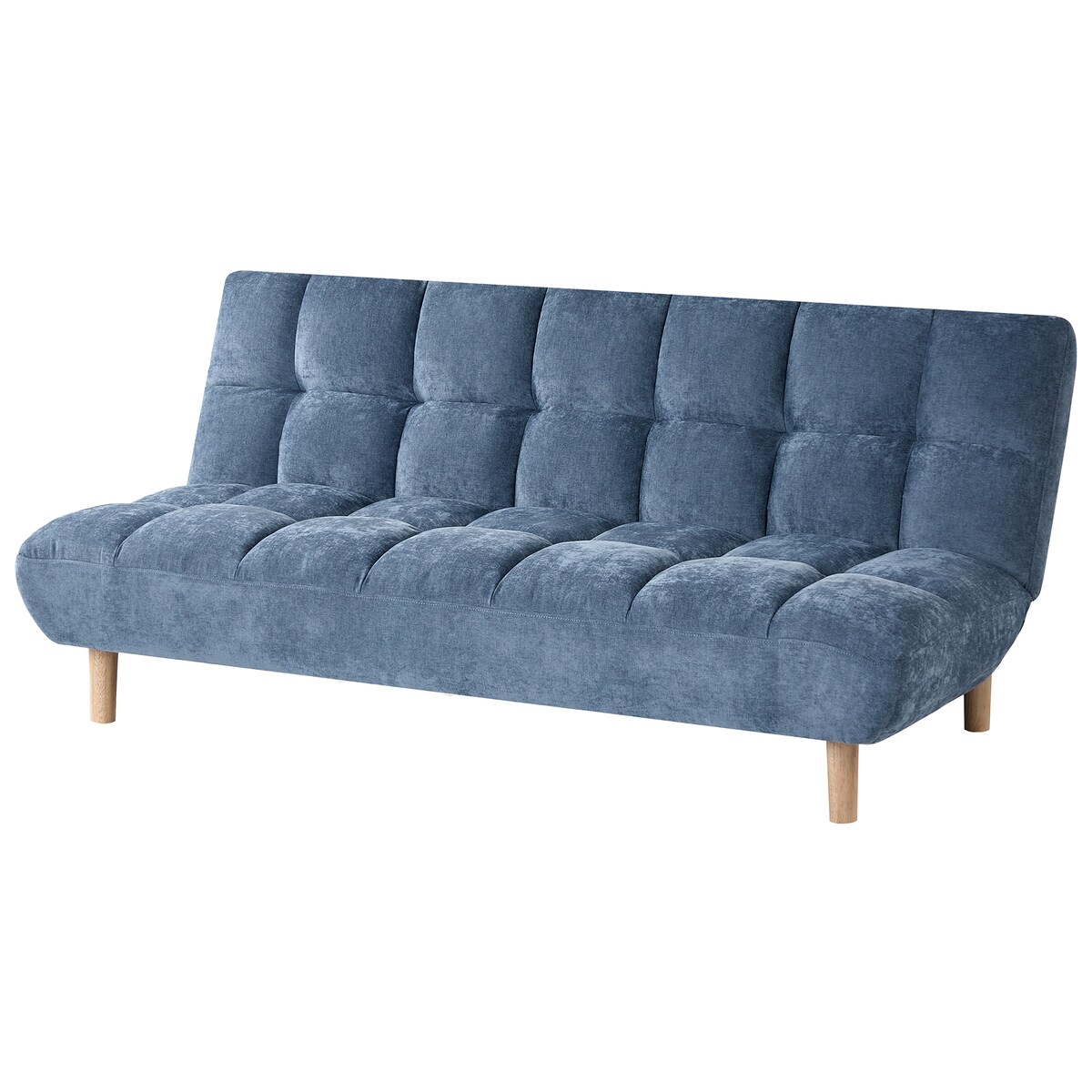 Sofa rozkładana dla 2 osób RISOR Szenil Niebieski