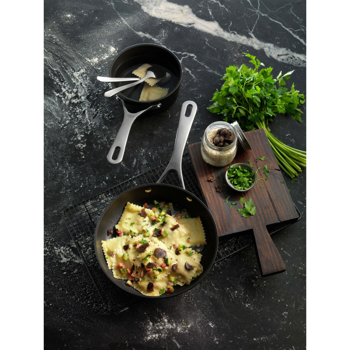 Tytanowa patelnia indukcyjna Ballarini Alba - 20 cm