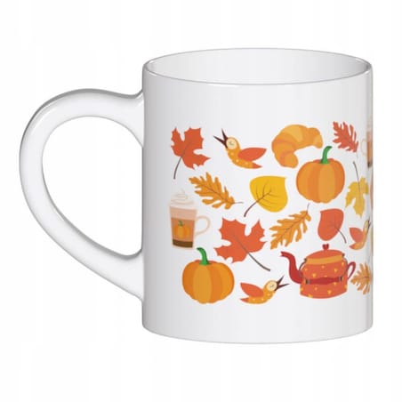 Ceramiczny kubek z uchwytem #JESIENIARA do kawy herbaty czekolady 250ml - prezent upominek dla kobiety żony dziewczyny babci koleżanki mamy