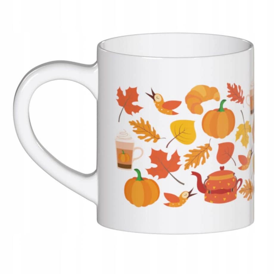 Ceramiczny kubek z uchwytem #JESIENIARA do kawy herbaty czekolady 250ml - prezent upominek dla kobiety żony dziewczyny babci koleżanki mamy