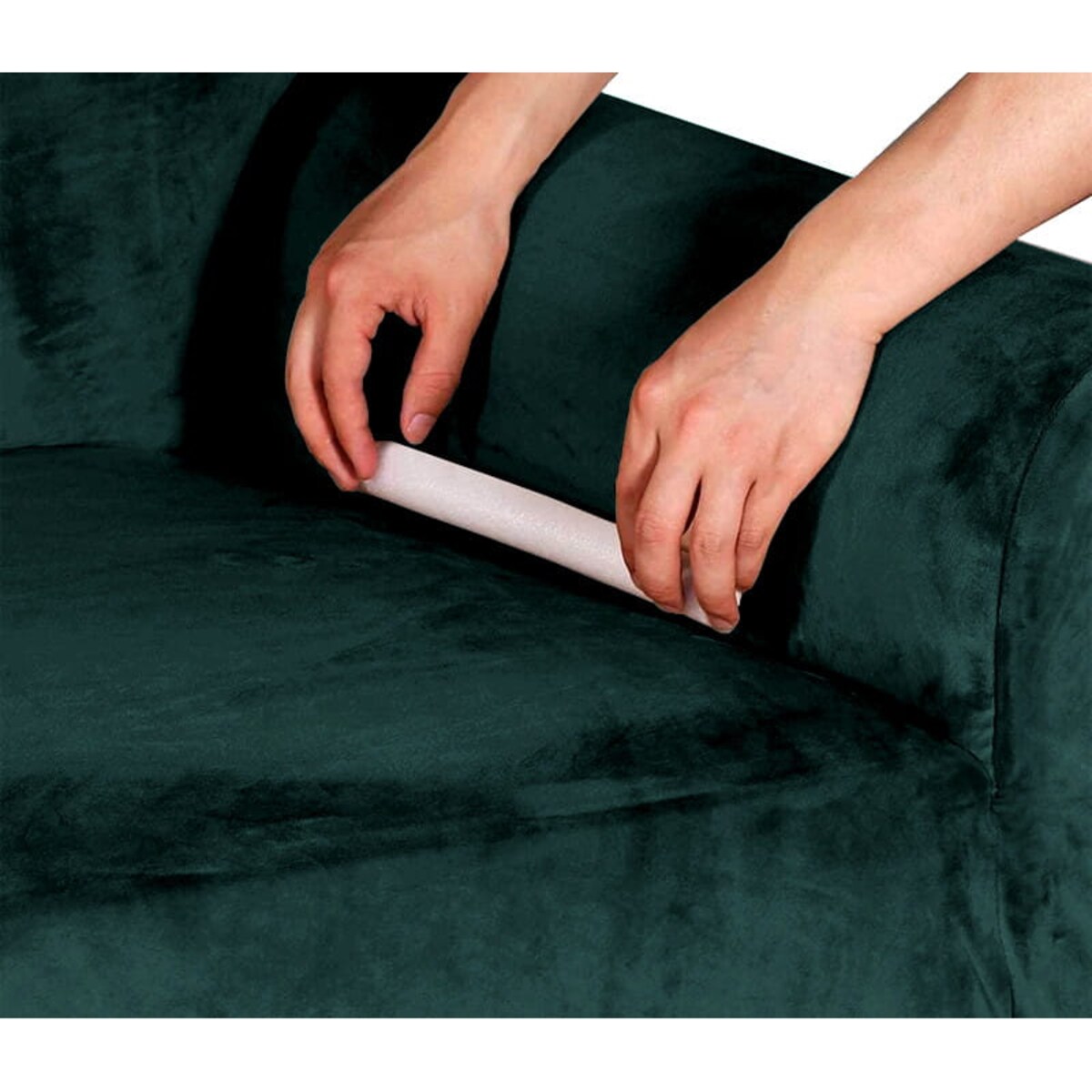 POKROWIEC NA FOTEL KANAPĘ BUTELKOWA ZIELEŃ WELUR 1 OSOBOWY [22P1]