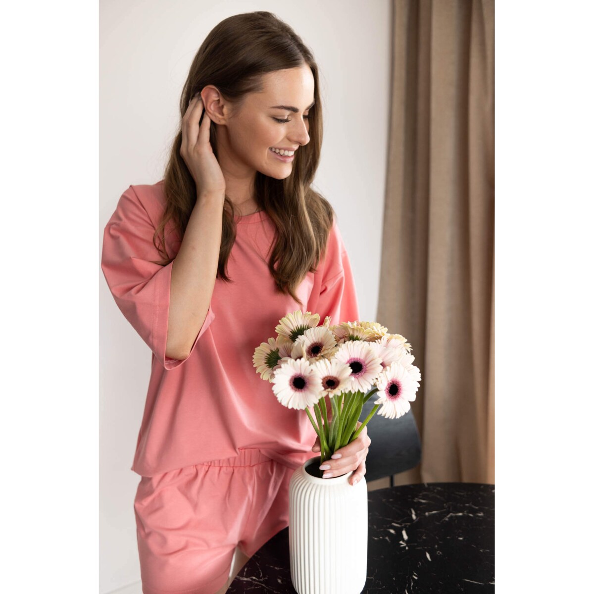 Piżama krótka day&night arbuzowa M/L