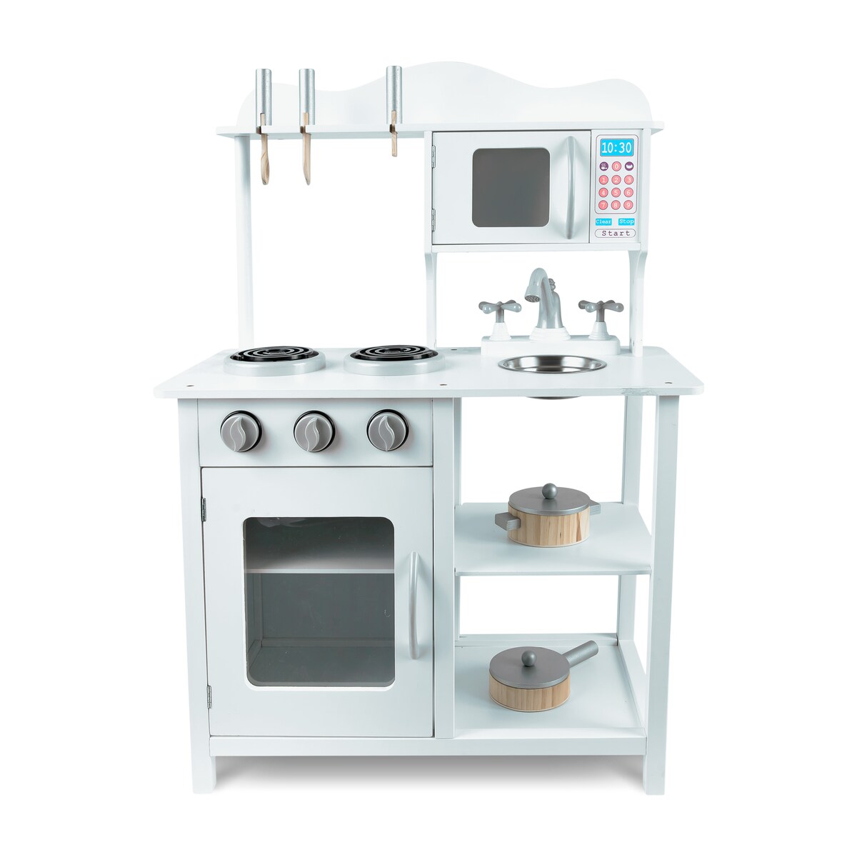 Kuchnia drewniana dla dzieci retro + akcesoria ZESTAW Ricokids