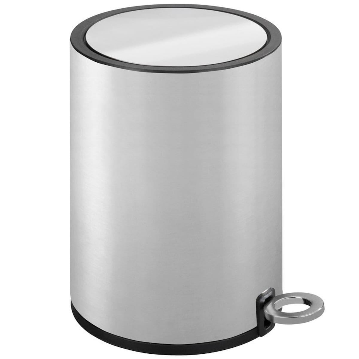 Łazienkowy kosz na śmieci, stal nierdzewna, 3 l, WENKO, kolor srebrny