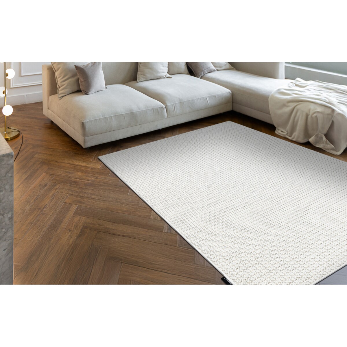 Dywan CASABLANCA LOOP biały pętelkowy, 150x200 cm