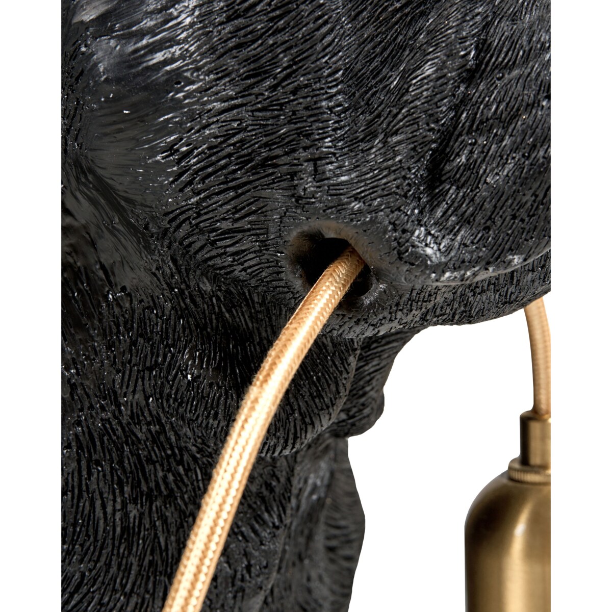 Lampa stołowa Pies BAXTER Czarny