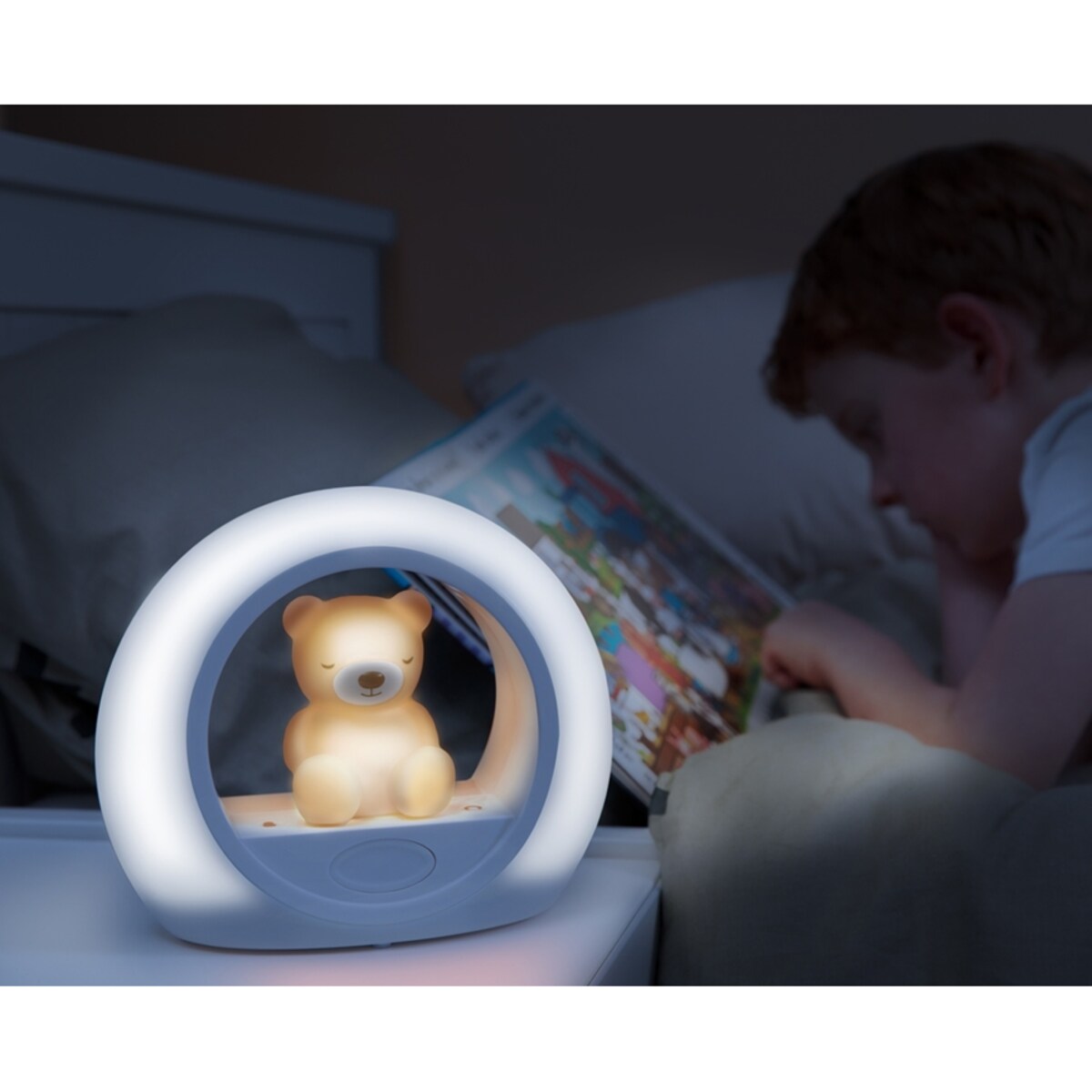 Zazu BILLY Lampka Nocna Miś Ochra