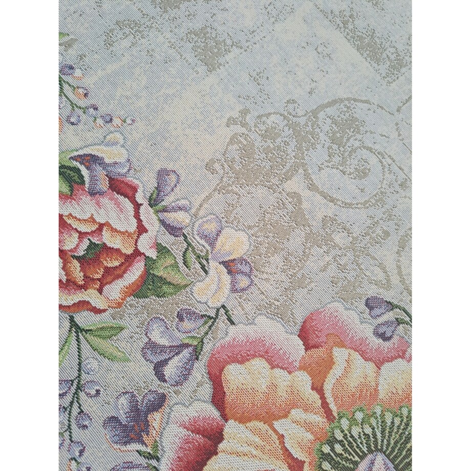 Obrus Na Stół 100X100 Cm Ozdobny Dekoracyjny Piwonie