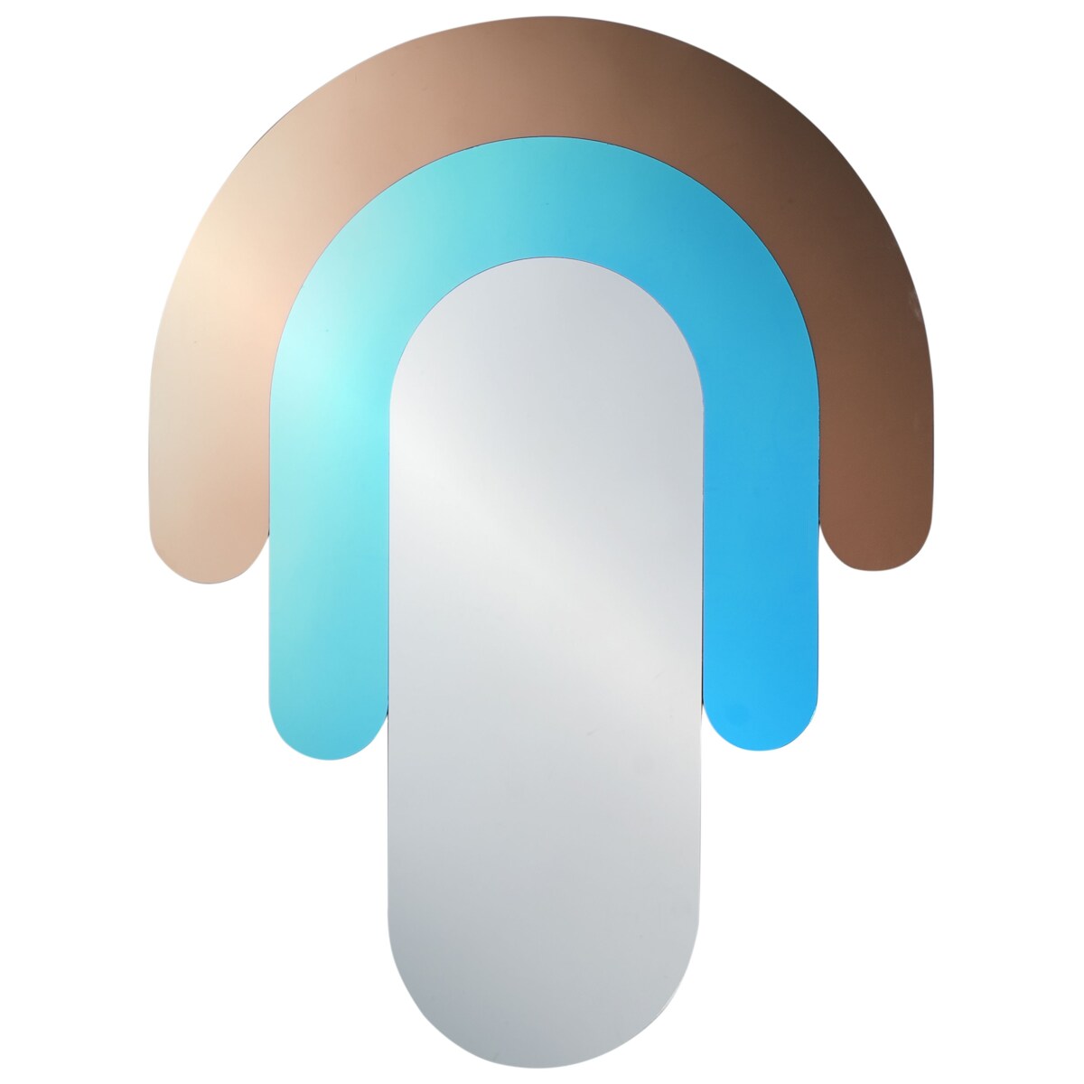 Lustro ścienne MESPAUL 60 x 80 cm Kolorowy