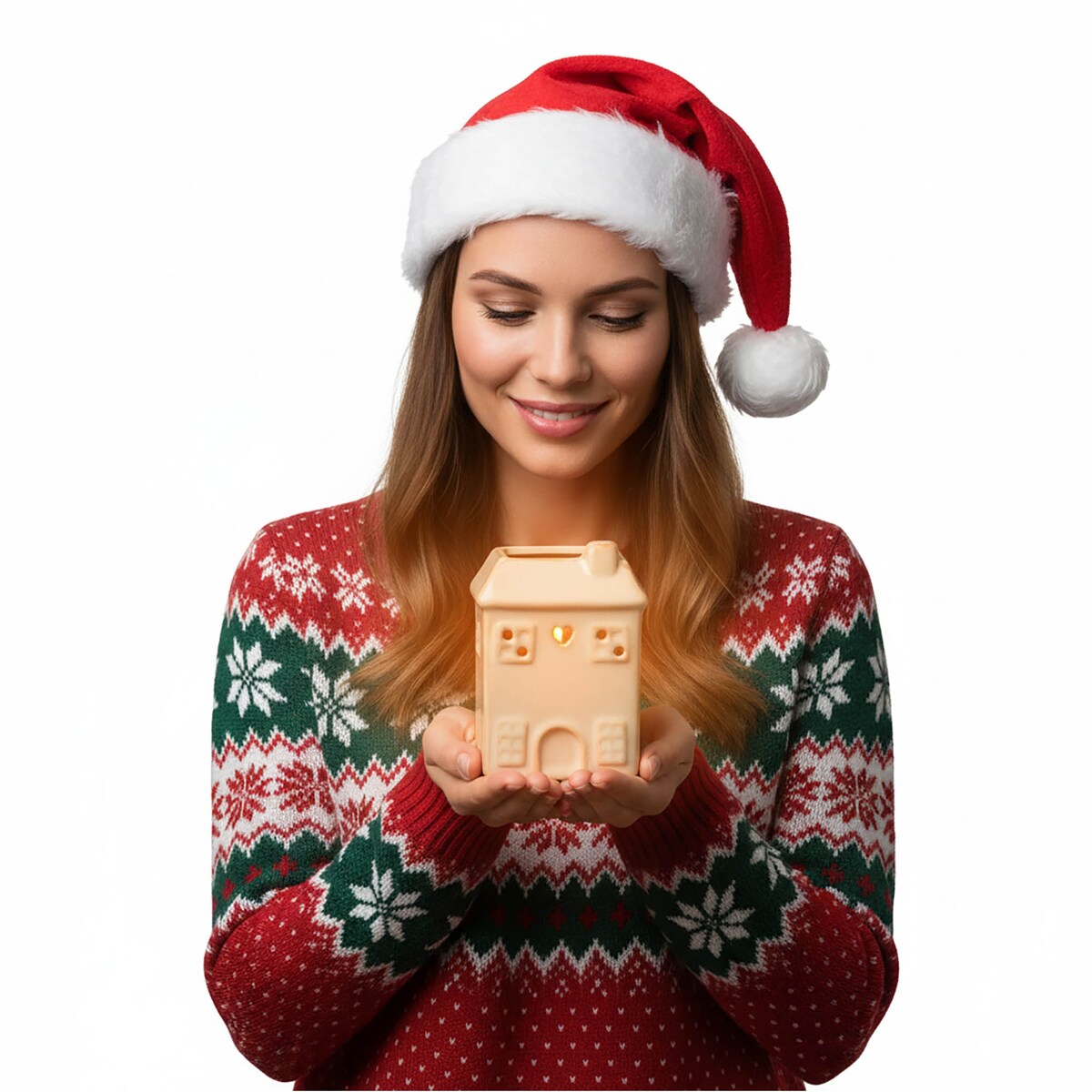 Kominek Zapachowy Na Wosk Olejowy Domek Dekoracja Świąteczna Z Woskiem