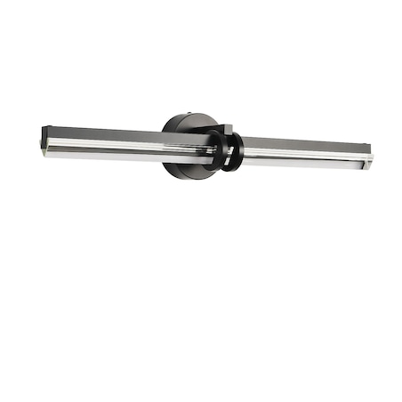 Lampa ścienna kinkiet LOVELY LED czarna 58 cm