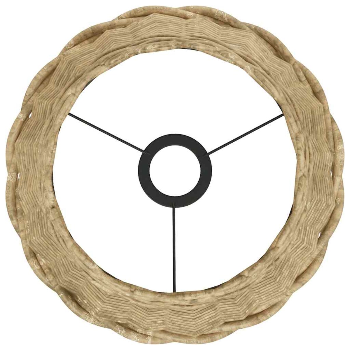 vidaXL Klosz lampy wiszącej, brązowy, Ø30x20 cm, wiklina