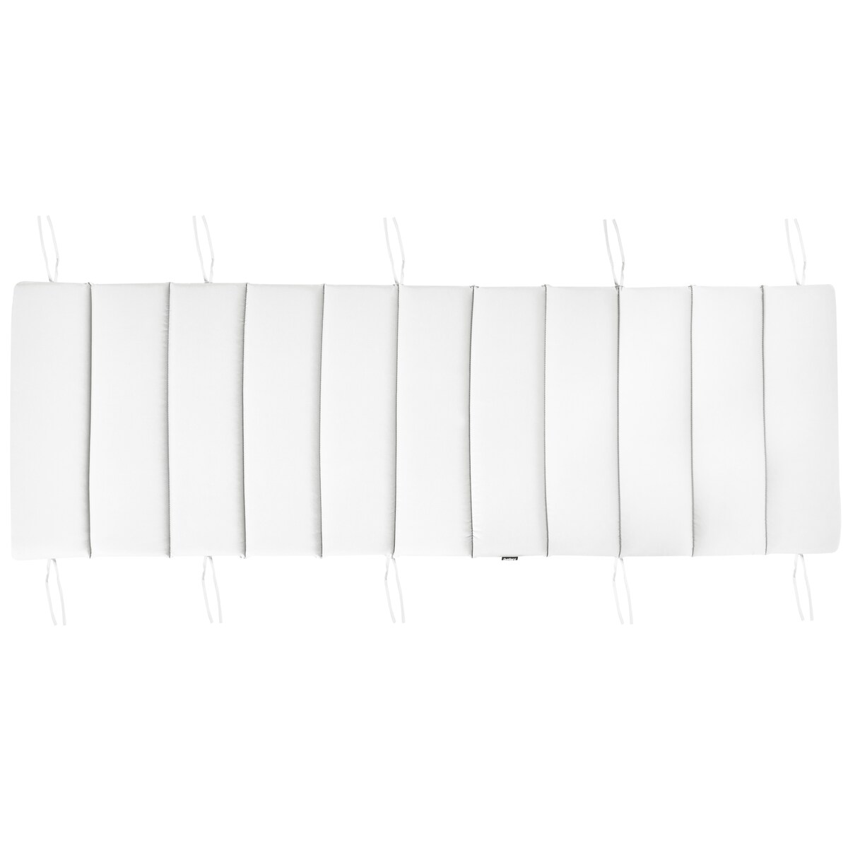 Poduszka na leżak ogrodowy BRESCIA PREMIUM 180 x 60 cm Złamana biel