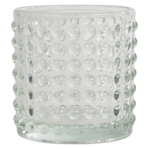 Świecznik z wypukłym wzorem ARTY, Ø 7 cm