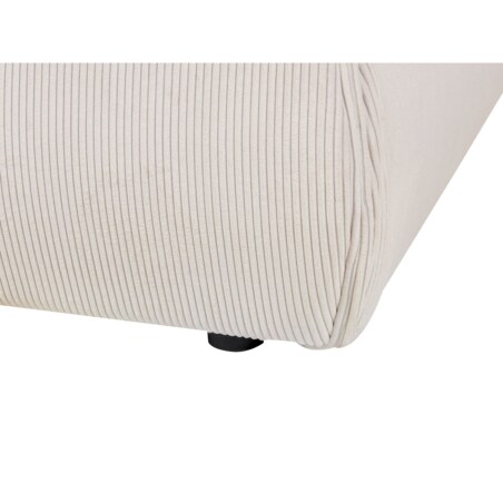 Łóżko sztruksowe 160 x 200 cm beżowe VINAY