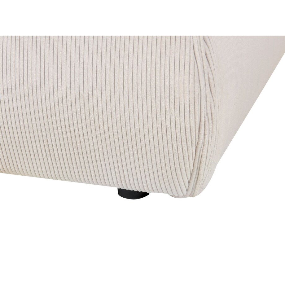 Łóżko sztruksowe 160 x 200 cm beżowe VINAY