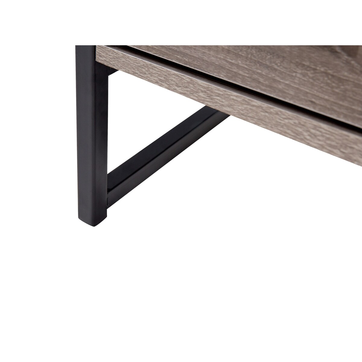 Regał 3 półki brązowoszary KEENE