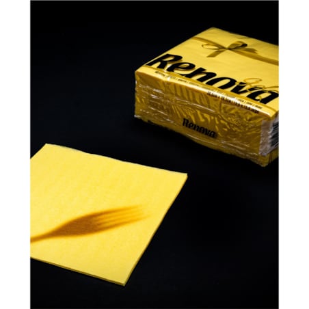 Serwetki stołowe Renova GOLD żółte 40szt