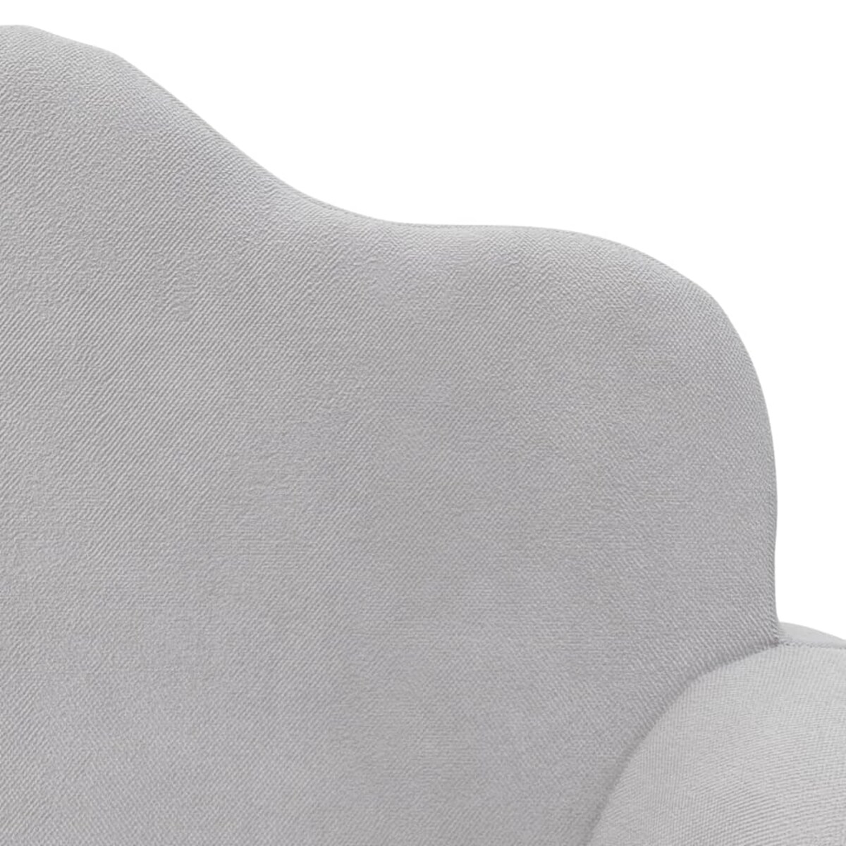 vidaXL 2-os. sofa dla dzieci, rozkładana, jasnoszara, miękki plusz