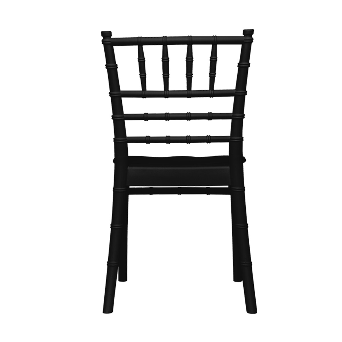 Krzesełko dla dzieci plastikowe z oparciem czarne dziecięce