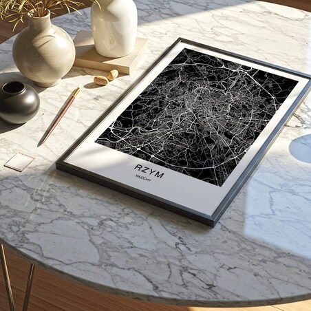 plakat rzym mapa 50x70