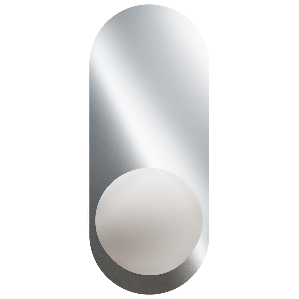 Zestaw 2 lamp ściennych LEISI Srebrny