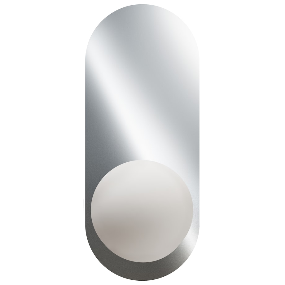 Zestaw 2 lamp ściennych LEISI Srebrny