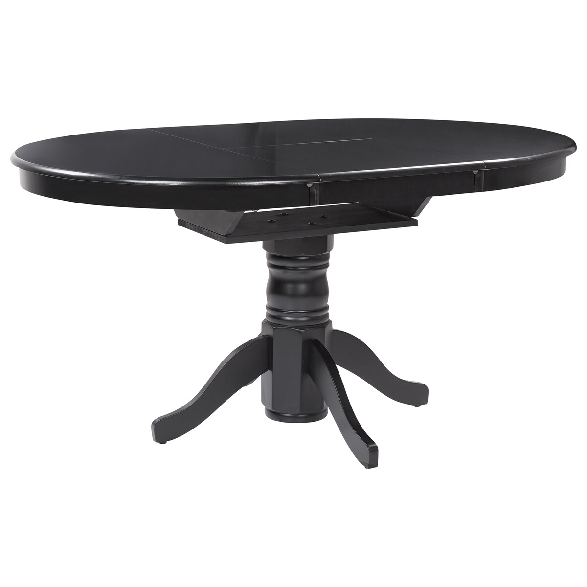 Stół do jadalni rozkładany AKRON Czarny 106/150 cm 106 cm