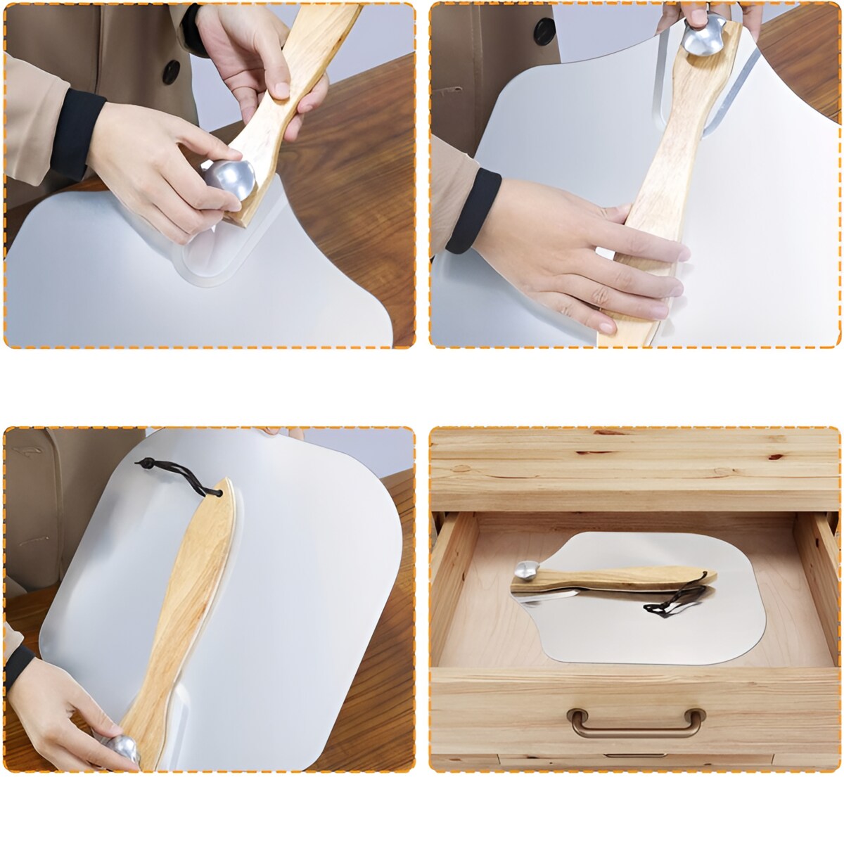 Podstawka łopata taca do pizzy 30.5cm składana KLAUSBERG