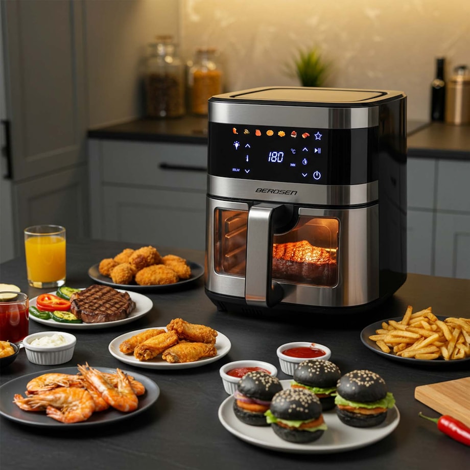 Frytkownica beztłuszczowa Berdsen Air Fryer frytownica 9,1l 1700W