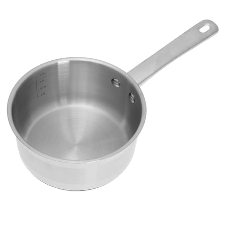 Rondel stalowy z pokrywką indukcja na gaz 1.5L 16cm KINGHOFF