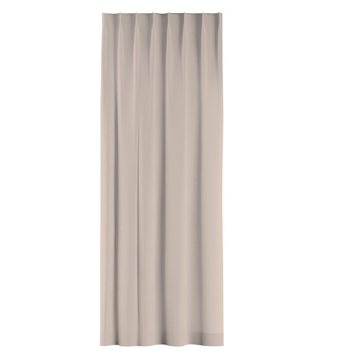 Zasłona na haczykach flex pojedynczych 130x245 jasnobeżowy