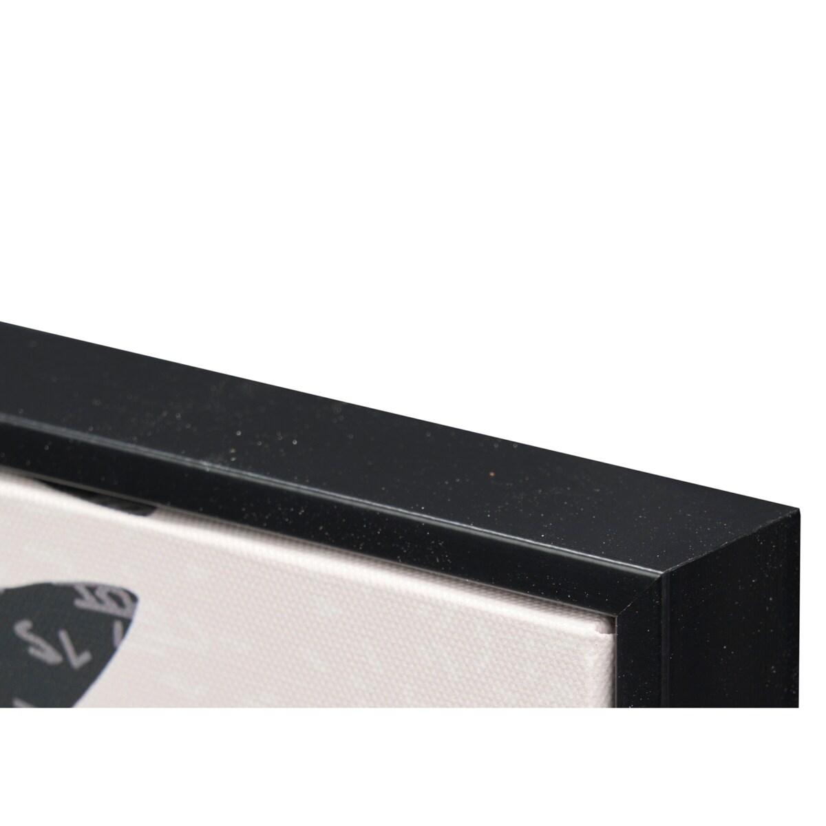 Obraz w czarnej ramie z motywem roślinnym EMBER, 40 x 50 cm