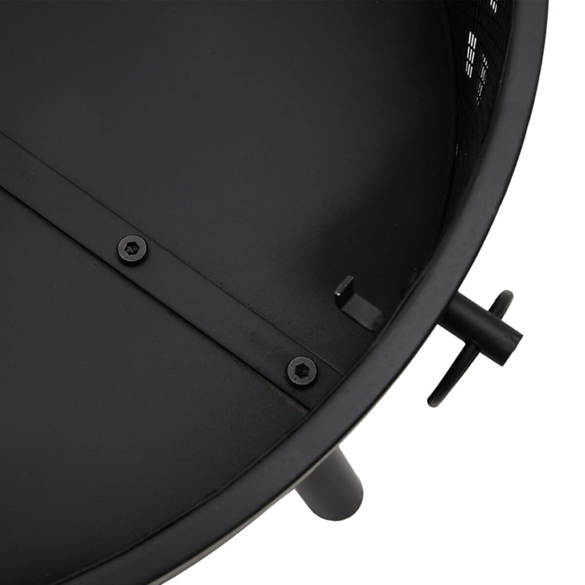 vidaXL Palenisko z pogrzebaczem, 58 cm, XXL, stal