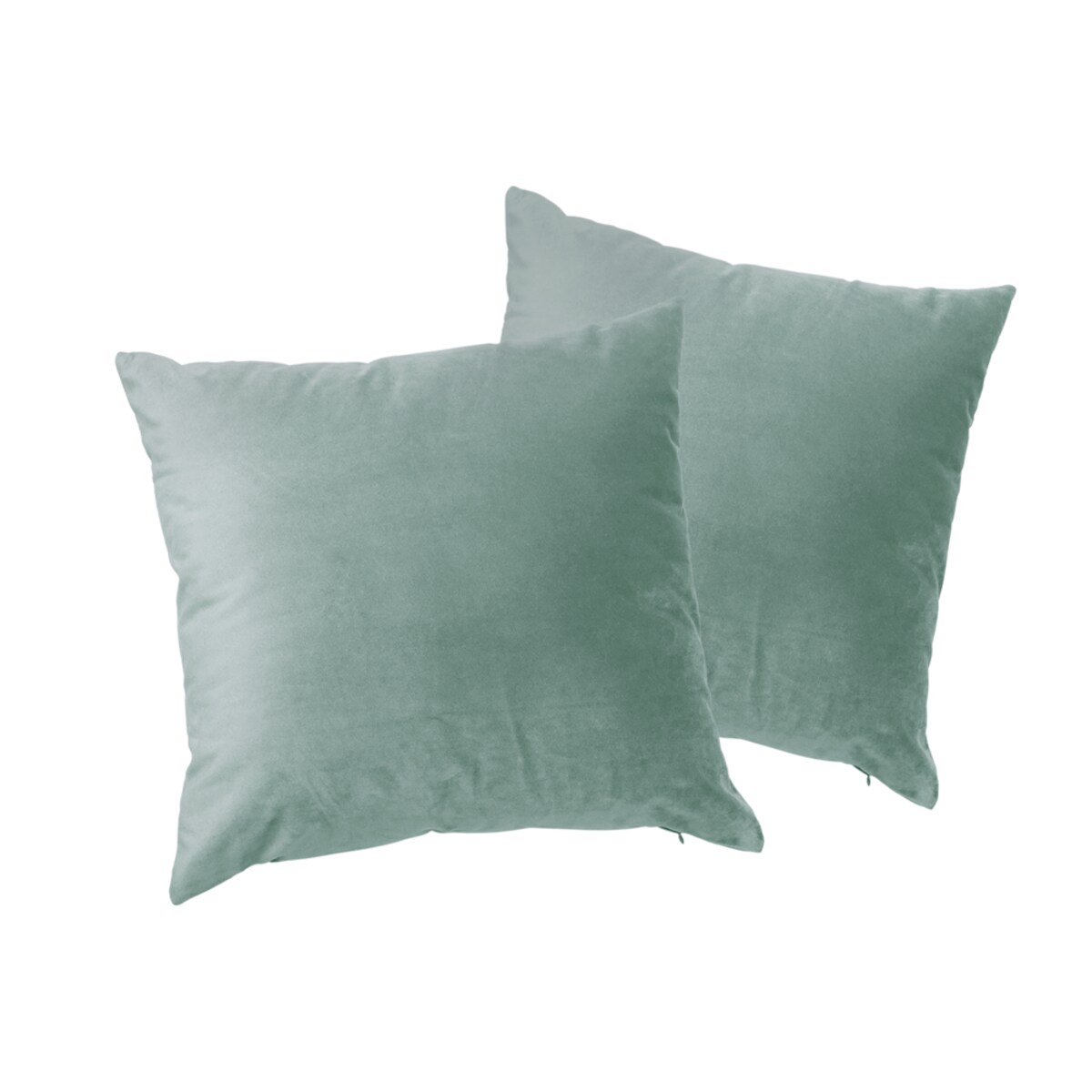 Welurowa poszewka do salonu w kolorze szałwii Werona 40x40 cm