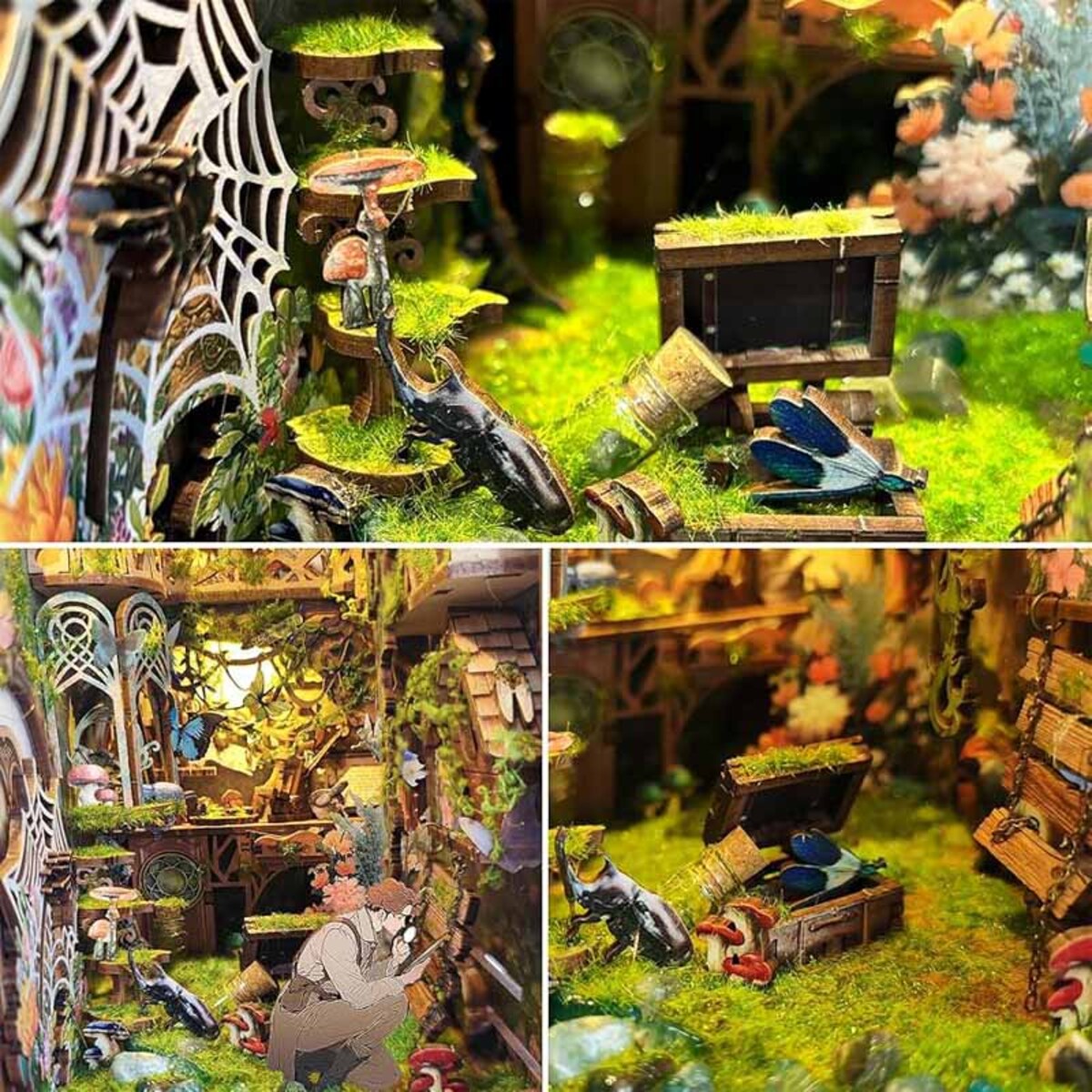 Miniaturowy domek Book Nook - Poszukiwacze skarbów