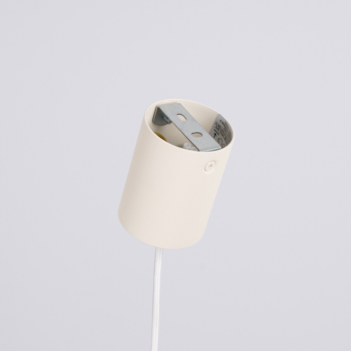 Lampa wisząca OVO 1 beżowa/czarna filc Gx53