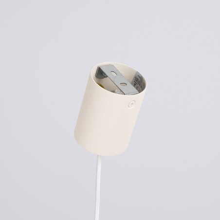 Lampa wisząca OVO 1 beżowa/czarna filc Gx53