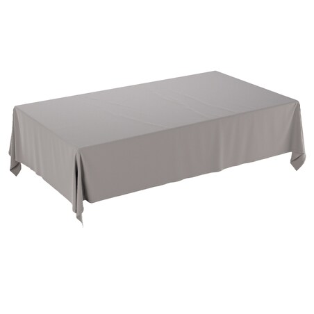 Obrus prostokątny 130 x 160 cm gołębi szary