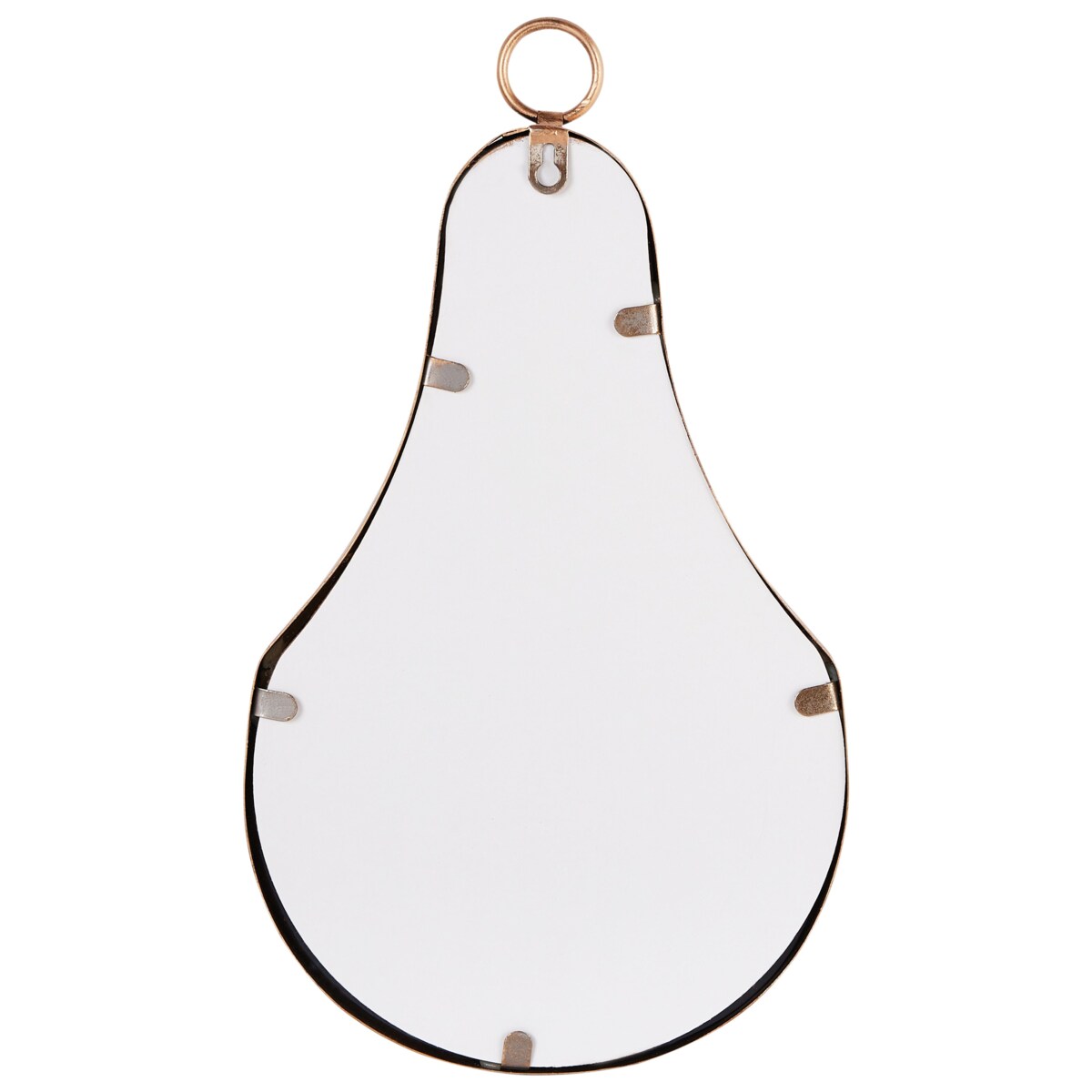 Świecznik wiszący BAZARNES Metal 45 cm Złoty