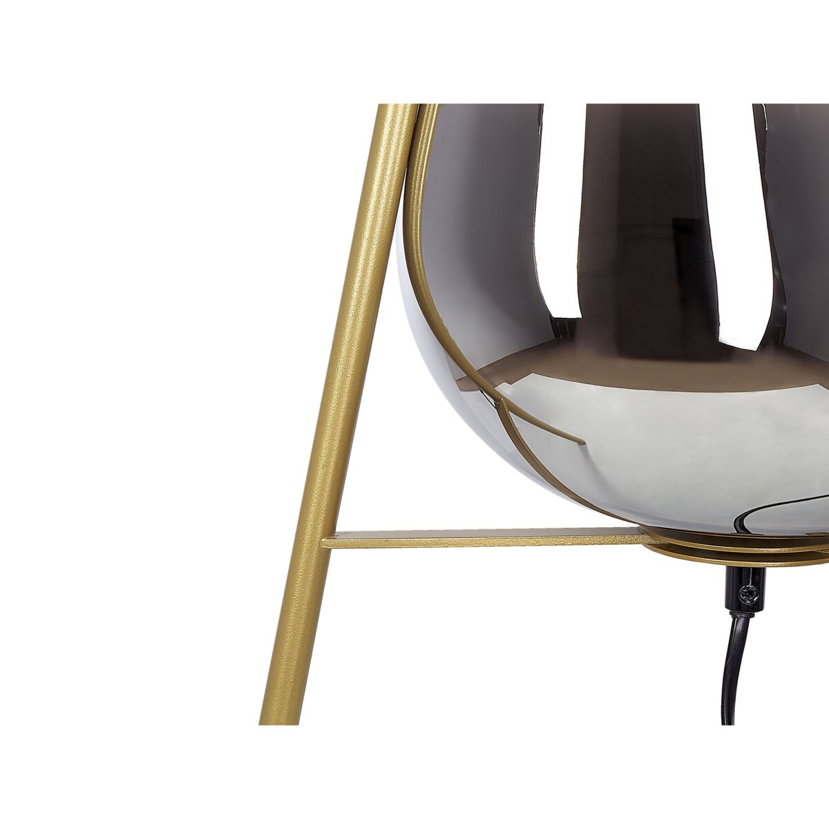 Lampa stołowa metalowa złota MENA