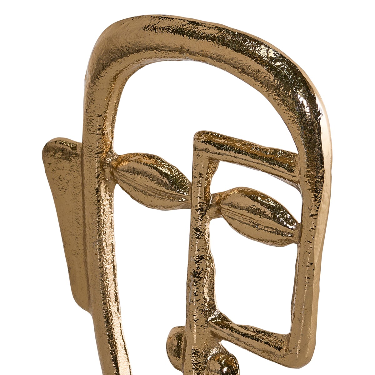 Figurka dekoracyjna Twarz MOSKO Metal Złoty