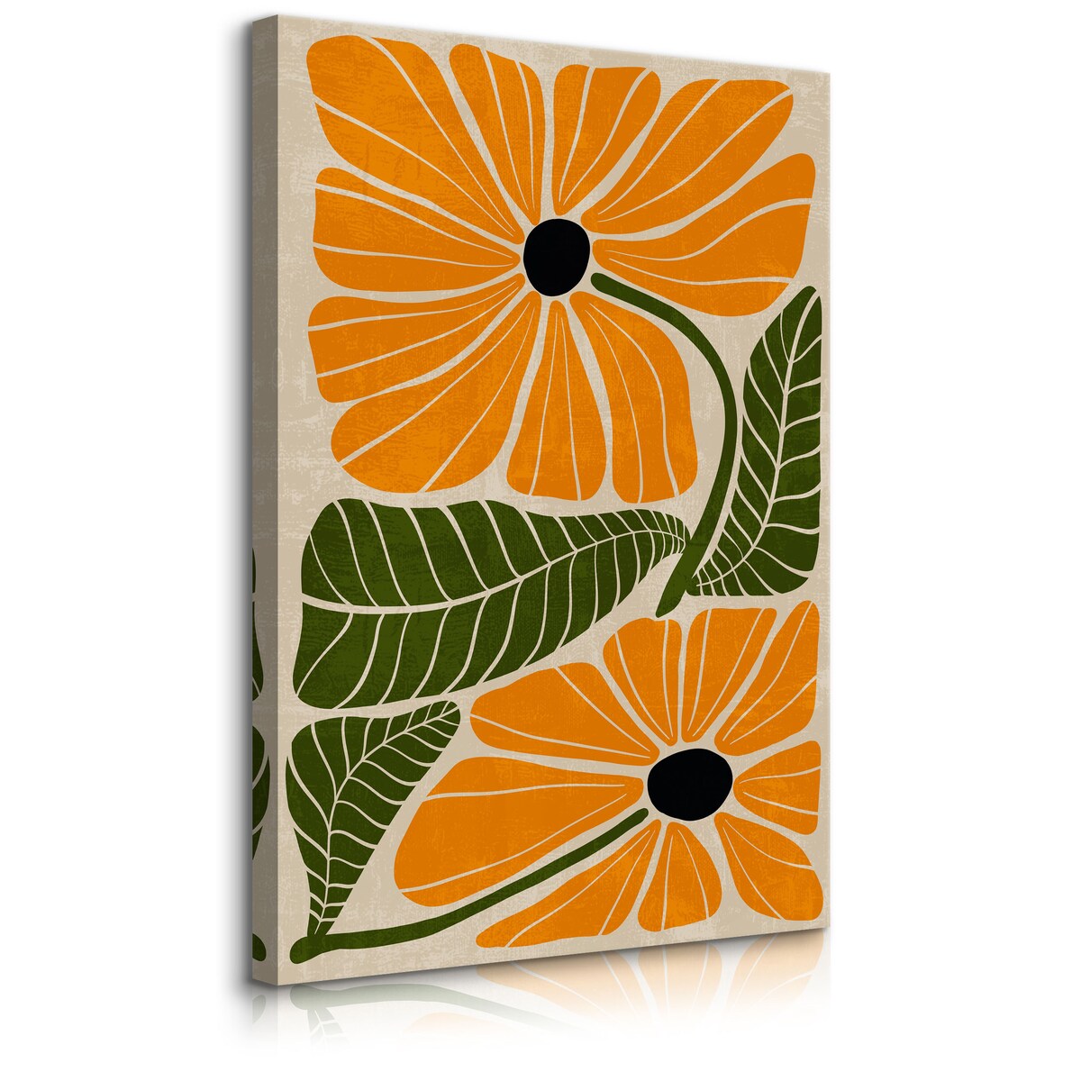 Obraz Pomarańczowe Duże Dalie 30x40cm