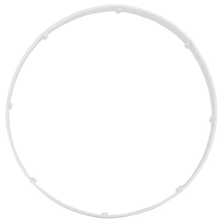 vidaXL Osłona pod choinkę, biała, Ø65x23 cm, plastikowa