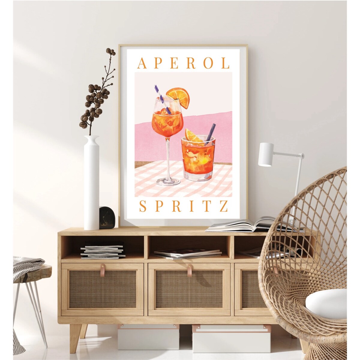 Poster Story, Plakat, Obraz - Dwa Aperol Spritz, wymiary 42 x 60 cm