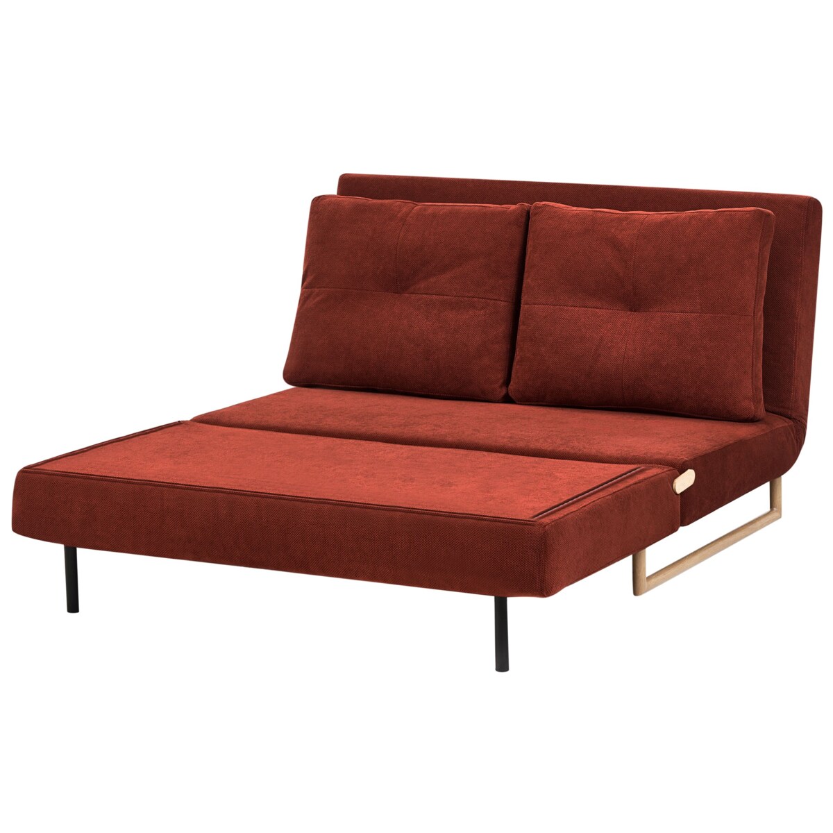Sofa rozkładana dla 2 osób JERSLEV Czerwony