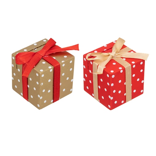 Winietki świąteczne z motywem prezentu, 2 szt.