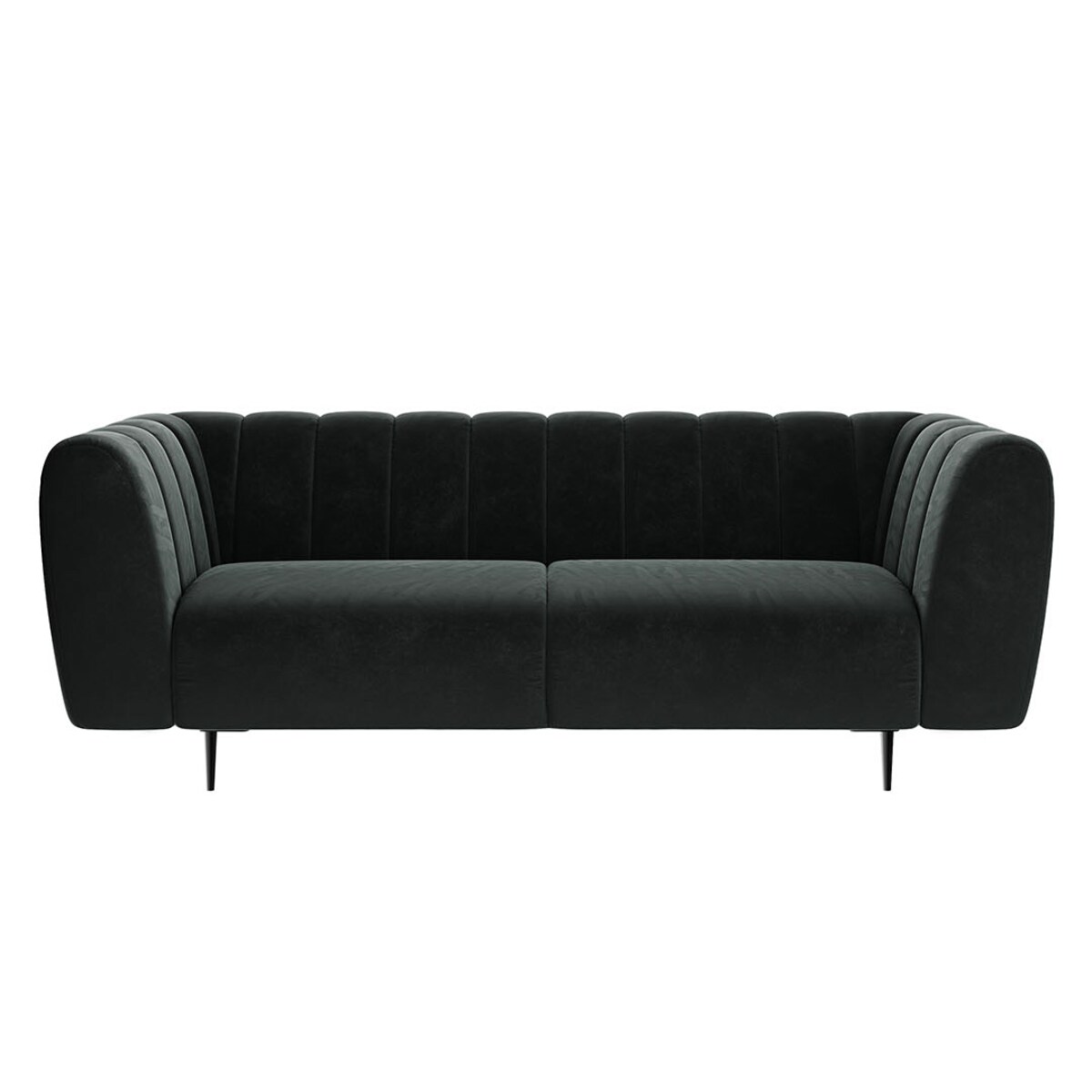 Shel 3-osobowa sofa - ciemnoszara