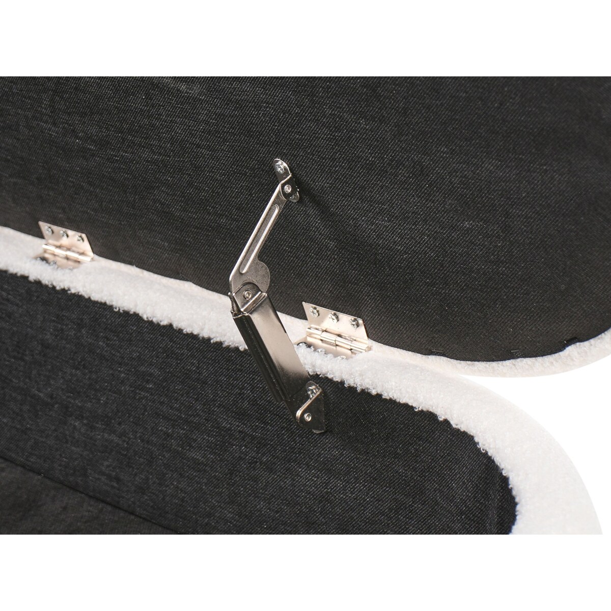 Ławka ze schowkiem OAKLEY Boucle Złamana biel